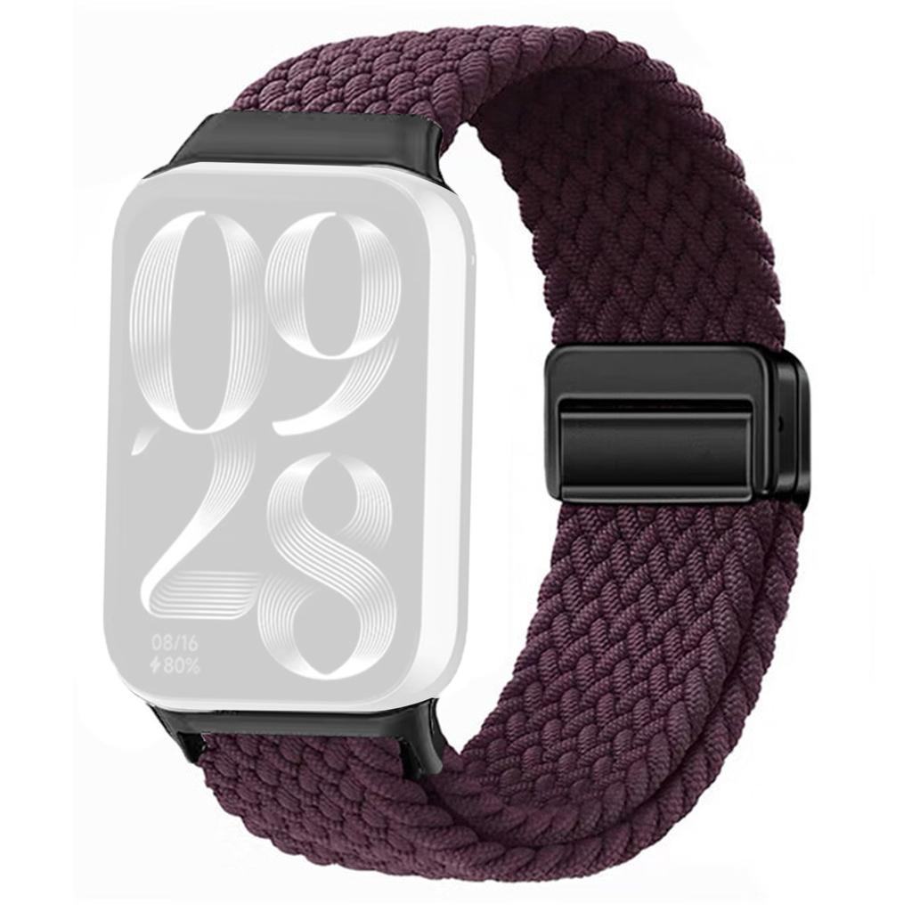 Watch Strap For Xiaomi Smart Band 9 Pro/Band 8 Pro/Redmi Watch 5/Watch 4 Magnetic Stretchy Nylon Woven Band