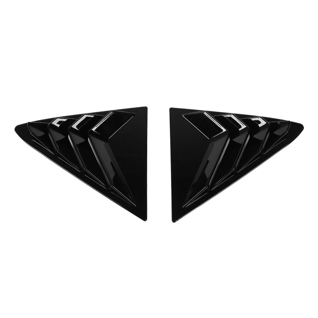 Rear Window Shutter Sport Style Louvers Air Vent Scoop Shades Cover Blinds Cool Exterior Decoration for Fiesta MK8