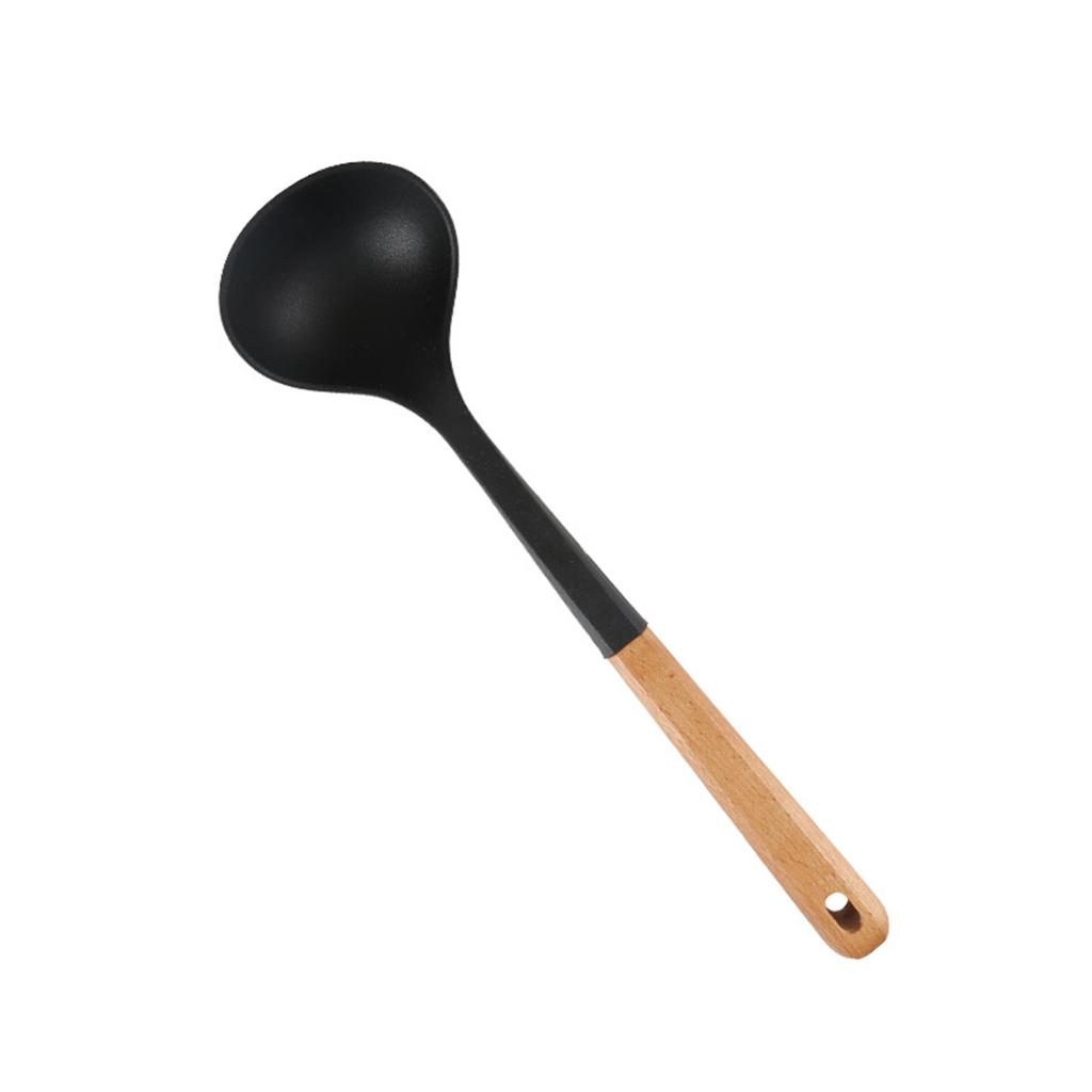 Silicone Cooking Utensils, Kitchen Utensils, -Free Spatula Set With Heat-Resistant Wooden Handles, Suitable For Non-Stick Pans