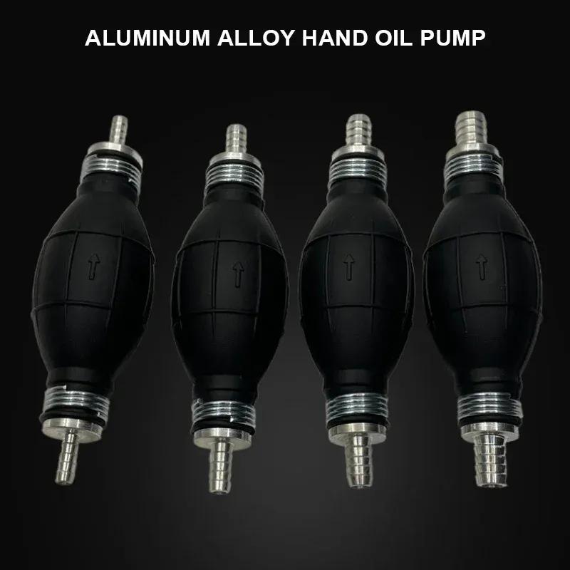 Universal 6mm Fuel Pump Line Rubber Aluminum Hand Primer Bulb Diesel Oil Transfer Petrol Auto Boat Marine Outboard