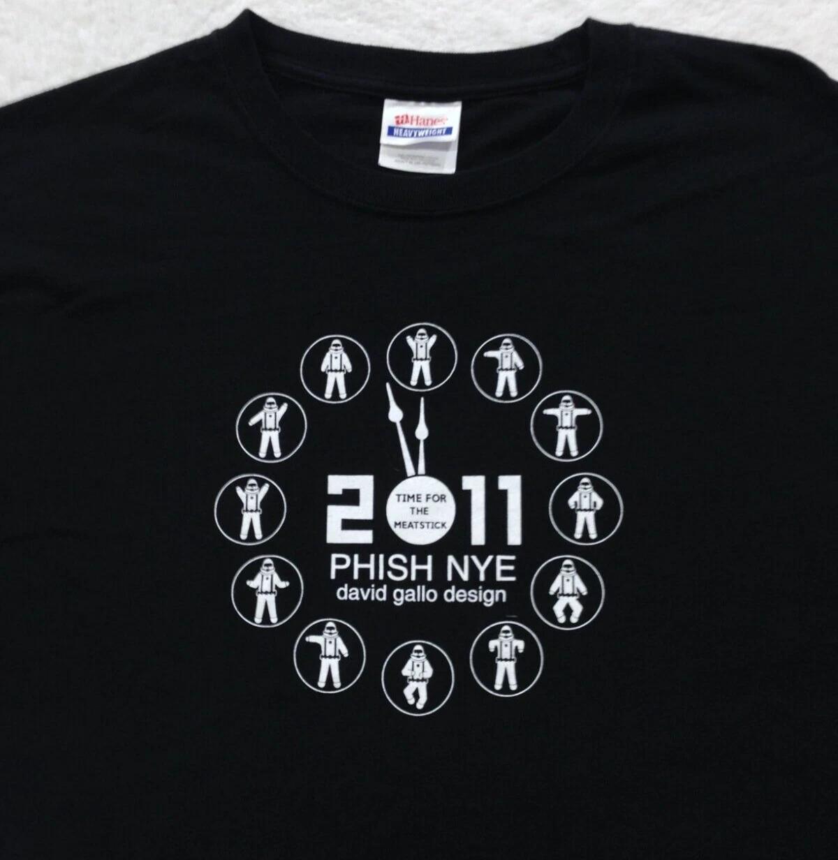 

2011 PHISH NEW YEARS EVE TIME FOR THE MEATSTICK CONCERT T-Shirt XL rock tour L
