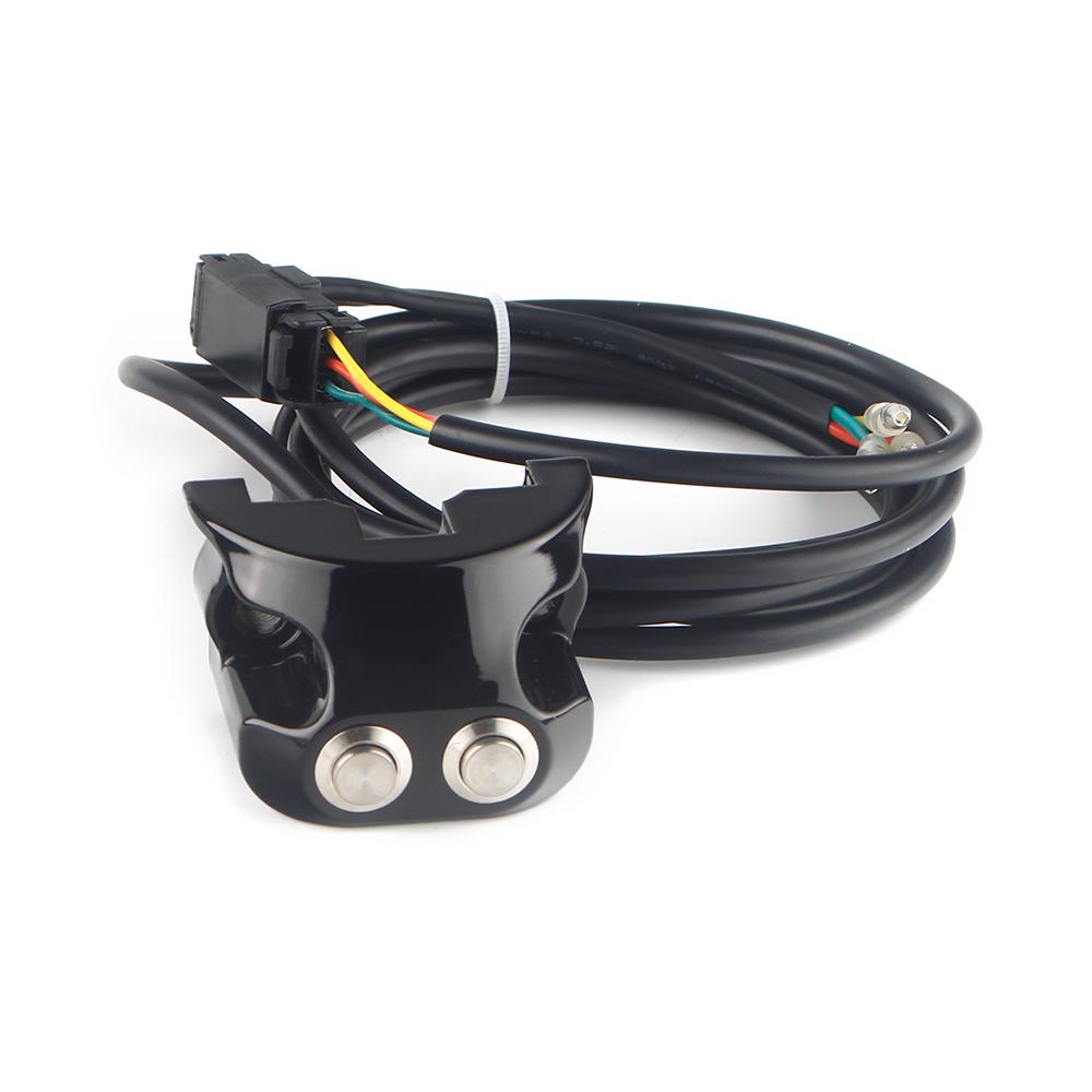2 Button 3 Wire Handlebar Air Ride Switch Suspension Control Bar Switch for Harley Dyna Softai Sportster Street Glide Cafe Racer