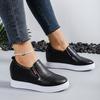 Nya vita dolda kilklackar Sneakers Fritidsskor Kvinna Skor med hög plattform Kvinnor med höga klackar Klackskor för kvinnor