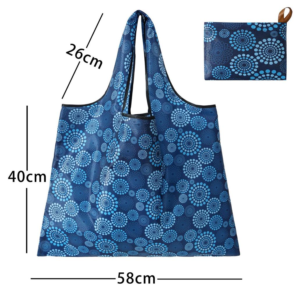 Borsa della spesa pieghevole Borsa della spesa da viaggio riutilizzabile Borsa ecologica con una spalla per viaggio Borsa tote con stampa di cactus dei cartoni animati