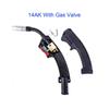 14AK Gas Valve MIG Welding Torch Consumables Brass Gun Head Accessories European Style