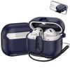For Samsung Galaxy Buds3 Pro/Buds3 Case Switch Lock Earbuds Cover with Stand and Lanyard