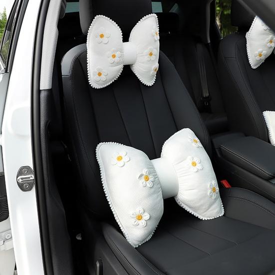 Pretty Headrest Pillow Adorable Solid Color Perfect Decor