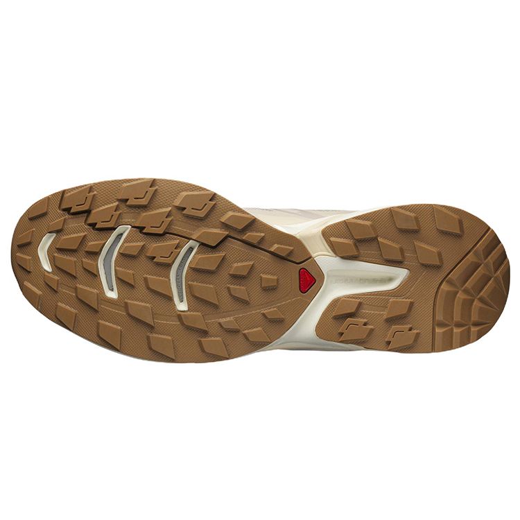 SALOMON Xt-Wings 2 Round Toe Lace-Up Fabric Durable Low-Top Trail Running Shoes Unisex Sneaker Beige 417092