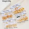 iF ME 46 Pcs Butterfly TEarrings Set Fashion Women Jewelry For Party Daily Wear Birthday Christmas Gift