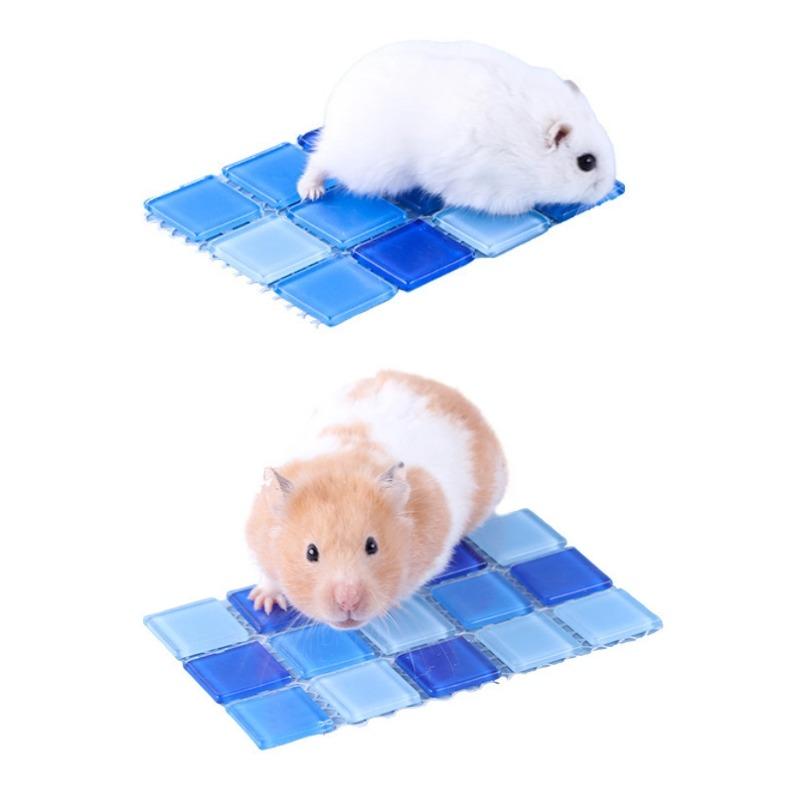 1PCS Hamster Cooling Board Summer Heat Cooling Blanket Guinea Pig Rabbit Dutch Pig Mat Pet Furniture Small Pet Accessories