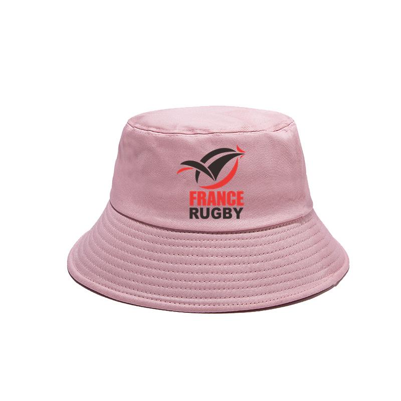 France Rugby Bucket Hat Cap Unisex Women Unisex Panama Cap Outdoor Summer Adjustable France Rugby Bob Caps MZ