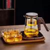 Shangqi Smoke Grey Glass Tea Set