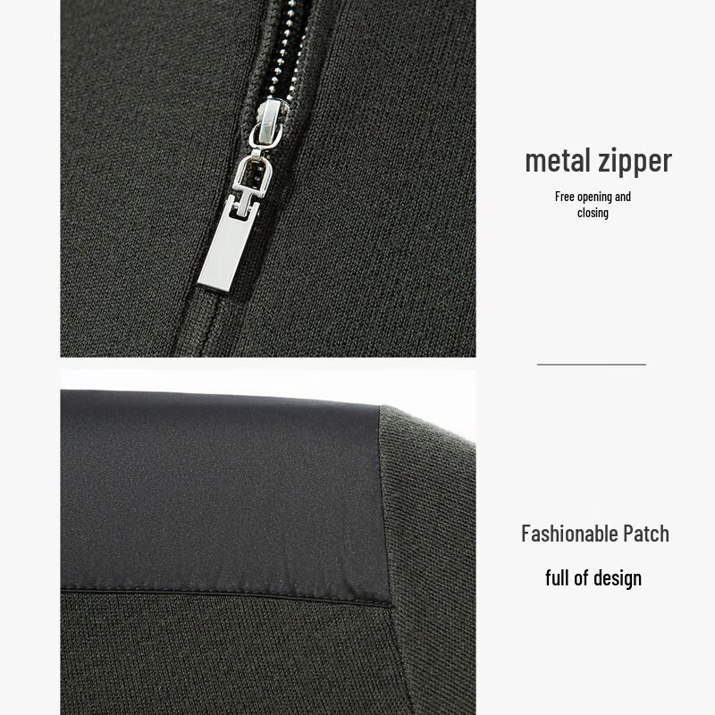 ROTECS Men's Thick Half-Zip Wool Blend Sweater