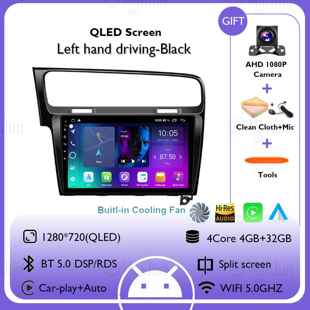 2K Screen Android 14 Car GPS Radio Multimedia For Volkswagen Golf 7 2012 - 2020 Car Radio Multimedia Video Player Navigation