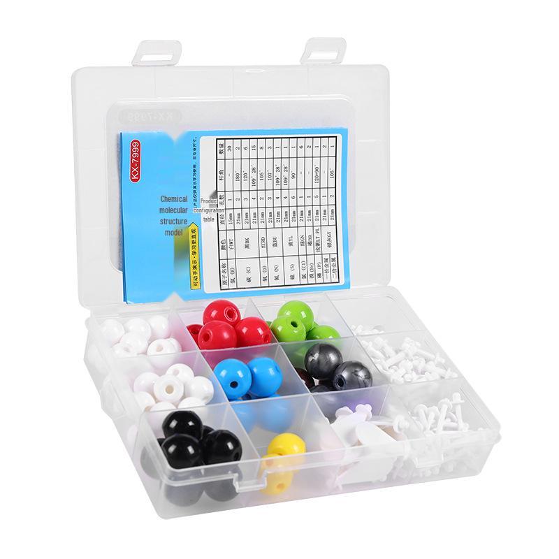 High School Chemistry Molecular Structure Model - Organic Atomic Ball and Stick Set