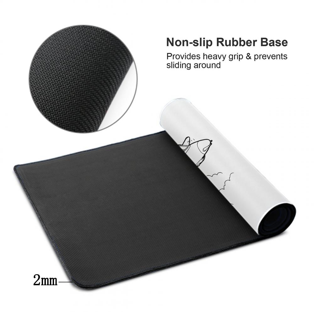 .Super-large aircraft design game Mouse Pad XXL Gaming Accessories Gamer Keyboard Non-Slip Laptop Large Rubber Anime Custom