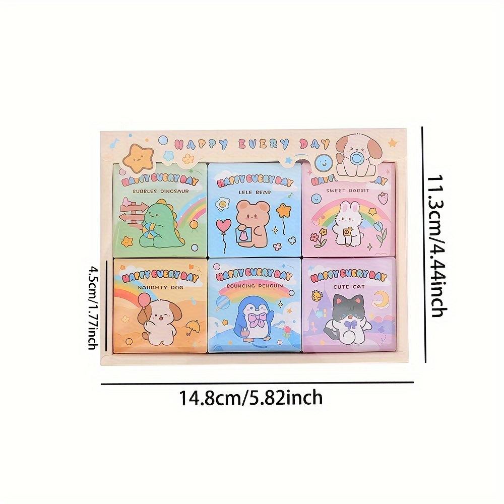 300 Sheets Vintage Butterfly Flower Washi Scrapbooking Stickers Set 6 Different Styles MINI Box DIY Collage Material Stickers