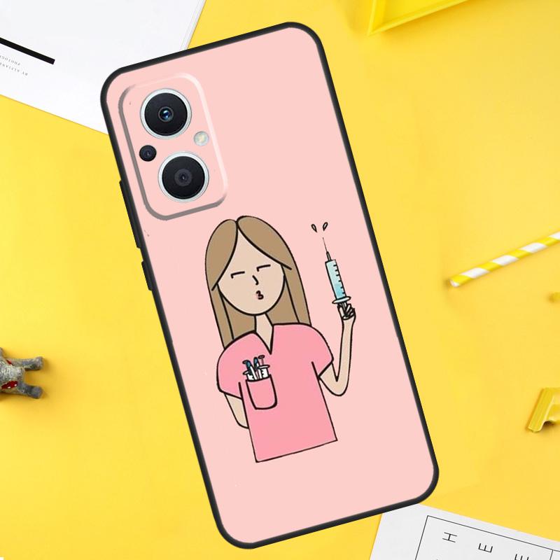 

Чехол для OPPO Reno 7 8 Lite 8T 14F 13F 11F 12F 10 11 12 13 14 Pro OPPO Find X5 X6 X8 X9 Pro с рисунком Врач Медсестра Медицина OPPO Find X9