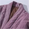 Retro V Neck Tied Padded Coat Fashionable Women's Parka Winter Buddhist Style Loose Overcoat