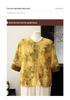 Elegant Summer Short-Sleeved Chiffon Blouse Set for Middle-Aged Women