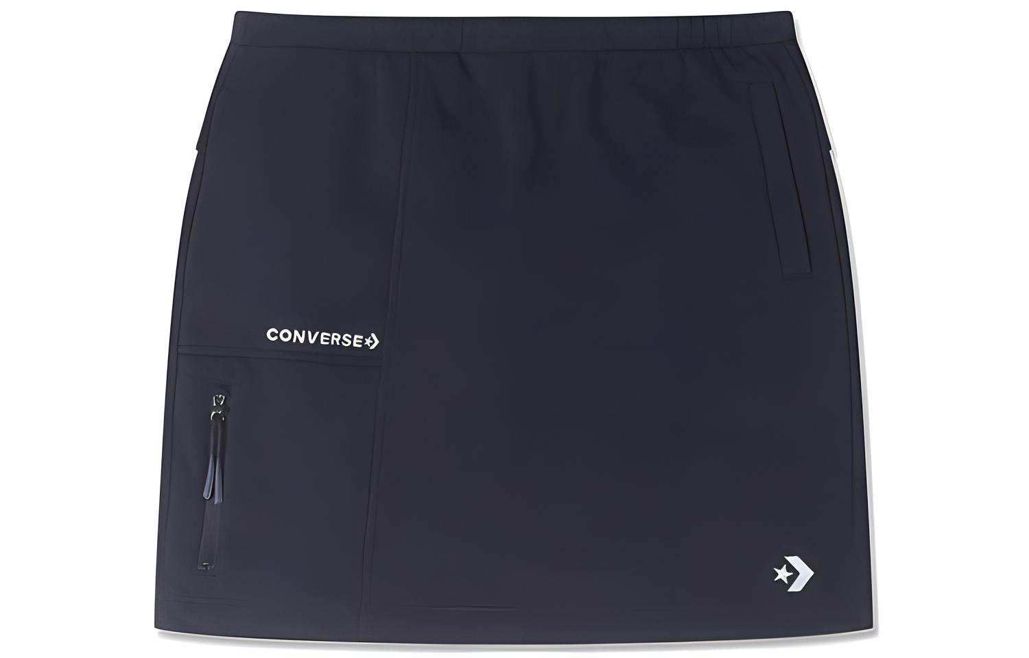 Converse Casual Short Skirts Women s Black 10024530-A05 S