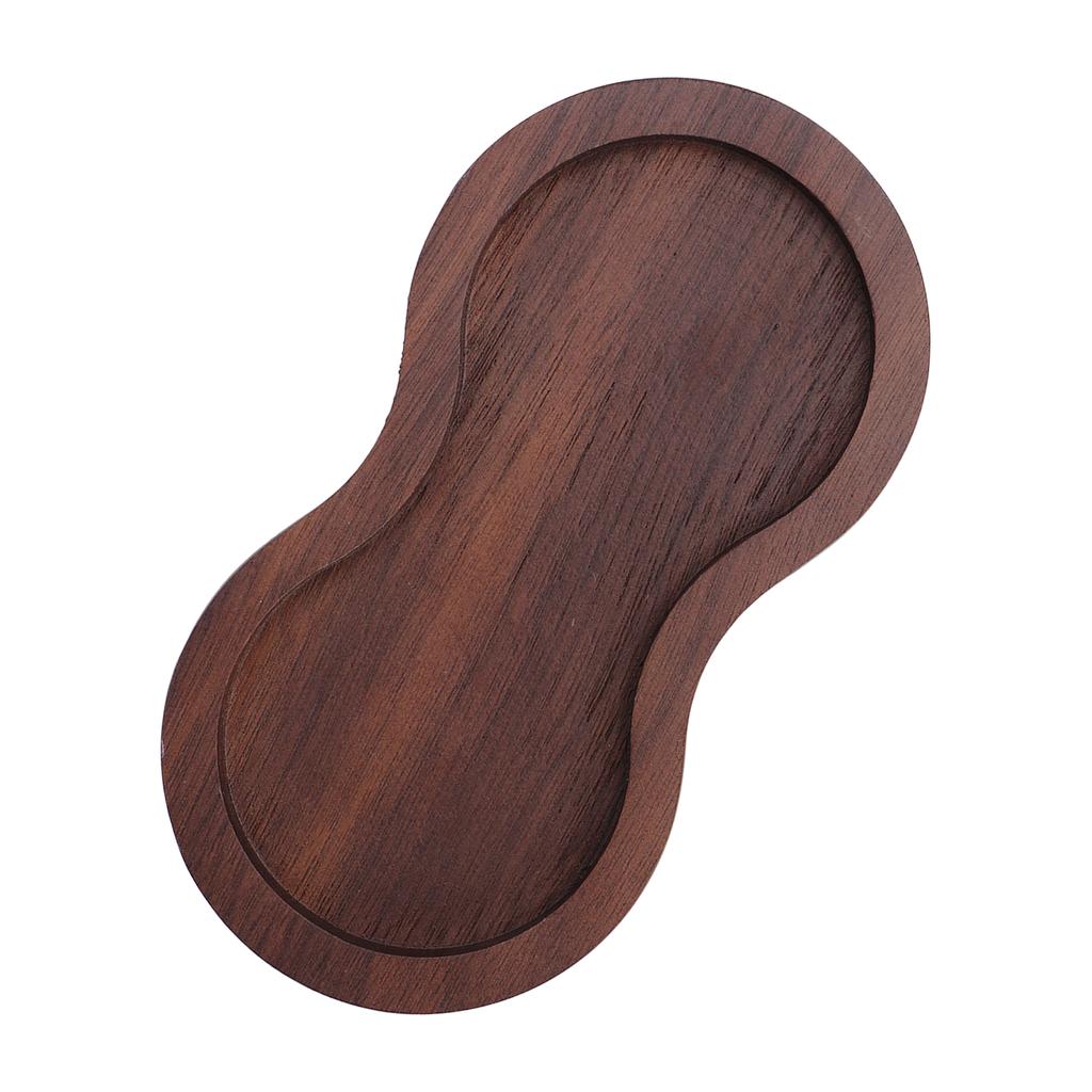 Kaffee Tamper Matte Walnussholz Wiederverwendbar Präziser Schlitz Leichtgewicht Kompakter Kaffee Tamper Halter für Restaurants Bars