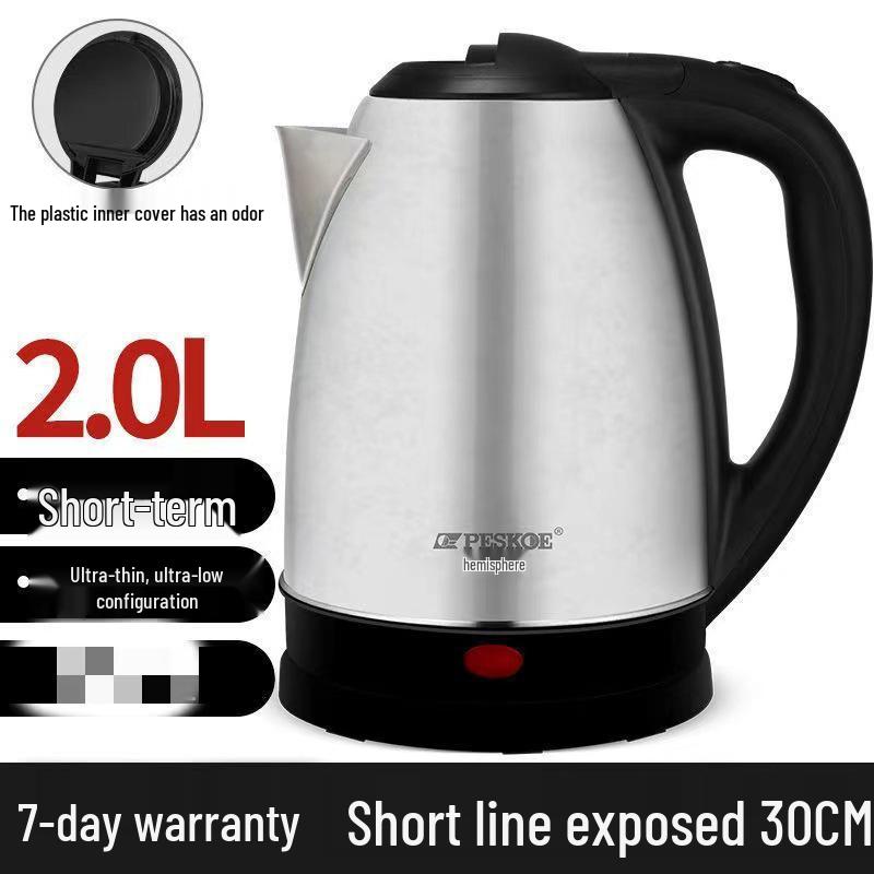 Positive Hemisphere 304 Stainless Steel Anti-Scald Electric Kettle with Auto Shut-Off and Keep Warm Feature