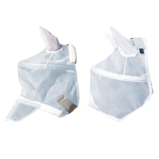 Mască de protecție facială din plasă pentru muște de cal cu protecție UV pentru urechi, acoperire completă a feței și protecție a ochilor împotriva insectelor dăunătoare