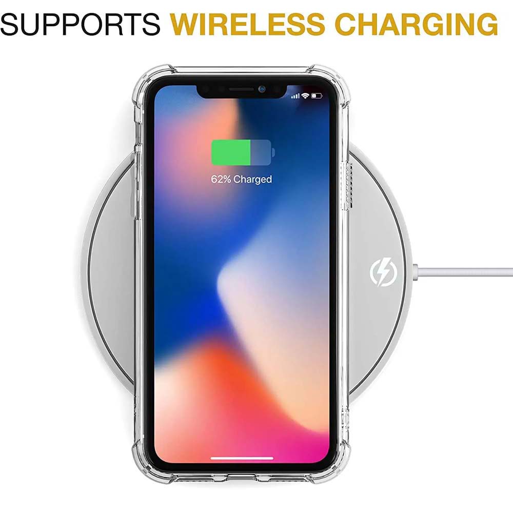 Thick Shockproof Silicone Clear Phone Case For iPhone XR XS Max X SE 2022 SE 2020 8 7 Plus 13 14 15 Protection Case Back Cover