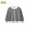 27Kids Children's Clothing Spring and Autumn Children's Cardigan Boys Stripes Zipper Outwear Boys Pure Cotton Clothes
