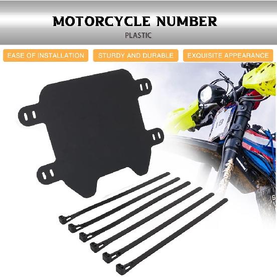 Electric Dirt Bike Number Plate for Surron LBX Talaria Sting MX3/R MX4 MX5 Talaria XXX E-Ride Pro SR S SS 2.0 3.0 MX650/350,Front License Plate