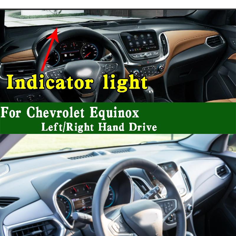 For Chevrolet Chevy Equinox XC Dashmat Dashboard Cover trument Panel Sunscreen ulation Protective Pad Anti-Dirt Proof