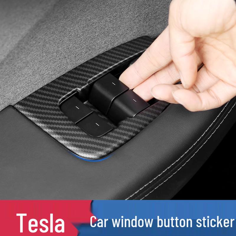 Tesla Model Y Window Switch Decorative Stickers