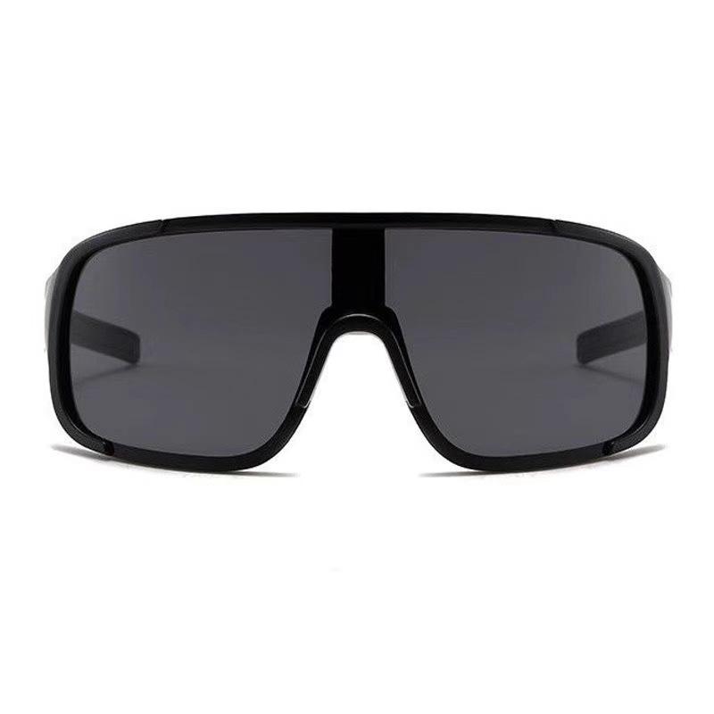 Punk Futuristic Square One-Piece Sunglasses Men'S And Women'S Tide Outdoor Riding Skiing Windproof Colorful Sunglasses