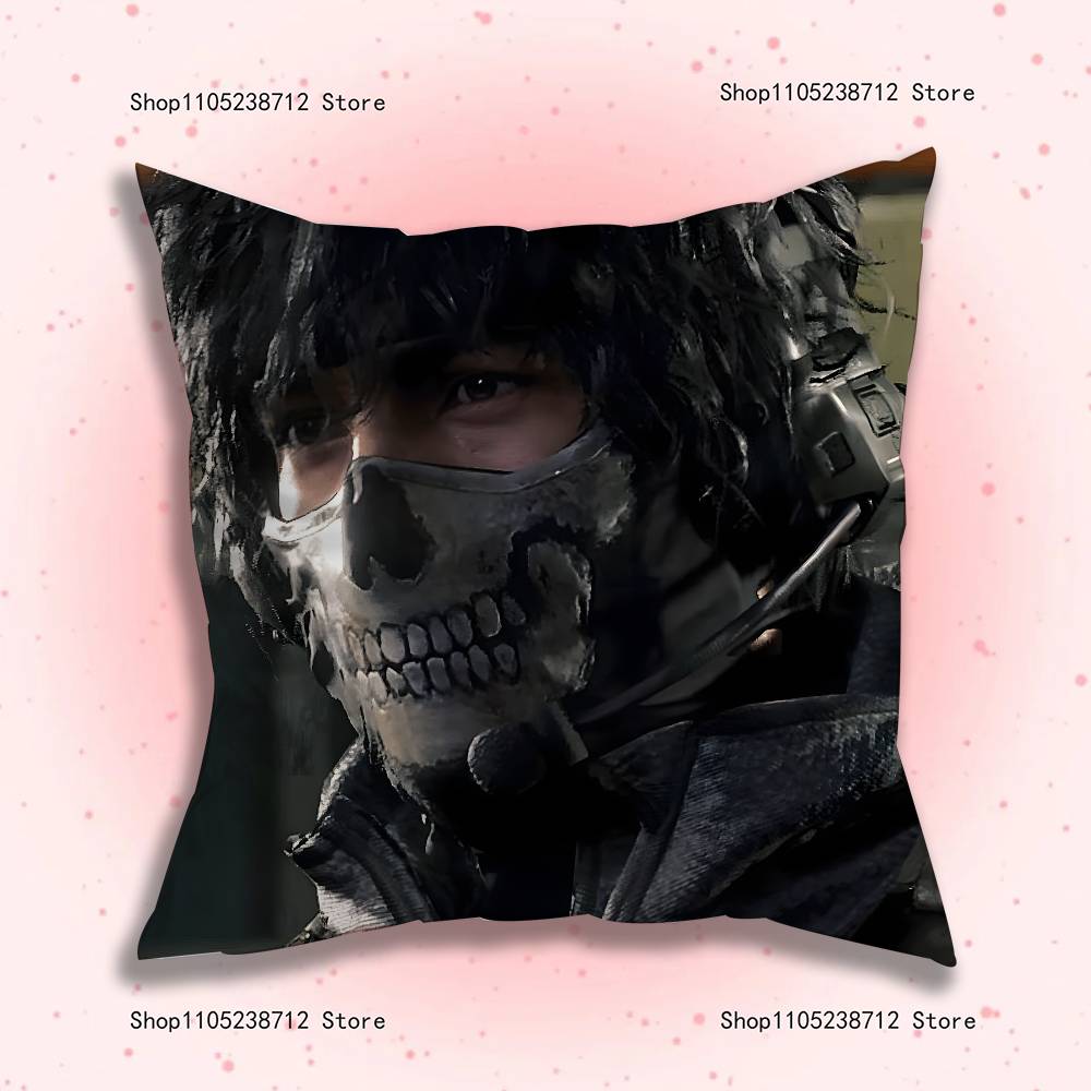 Game R-Resident Evils Characters Pillow Case Anti-dustmite Pillowcase Invisible zipper silky short plush Sofa cushion cover