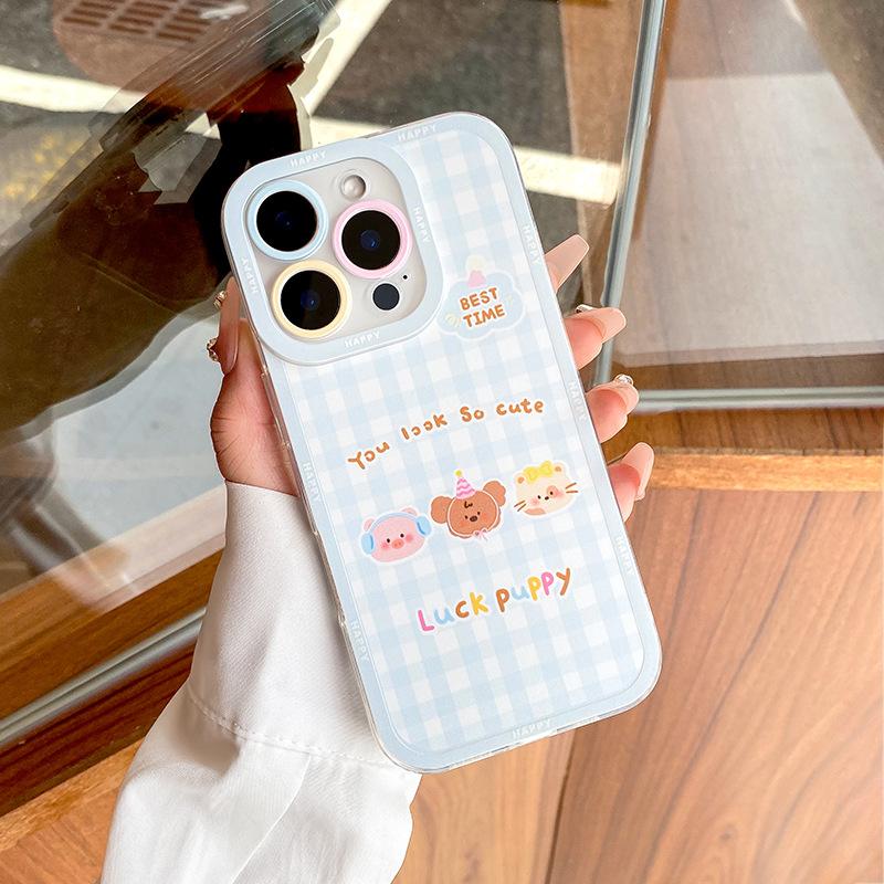 Pink House for Apple 17 Mobile Phone Case for IPhone16promax Cartoon 15plus Couple New Style