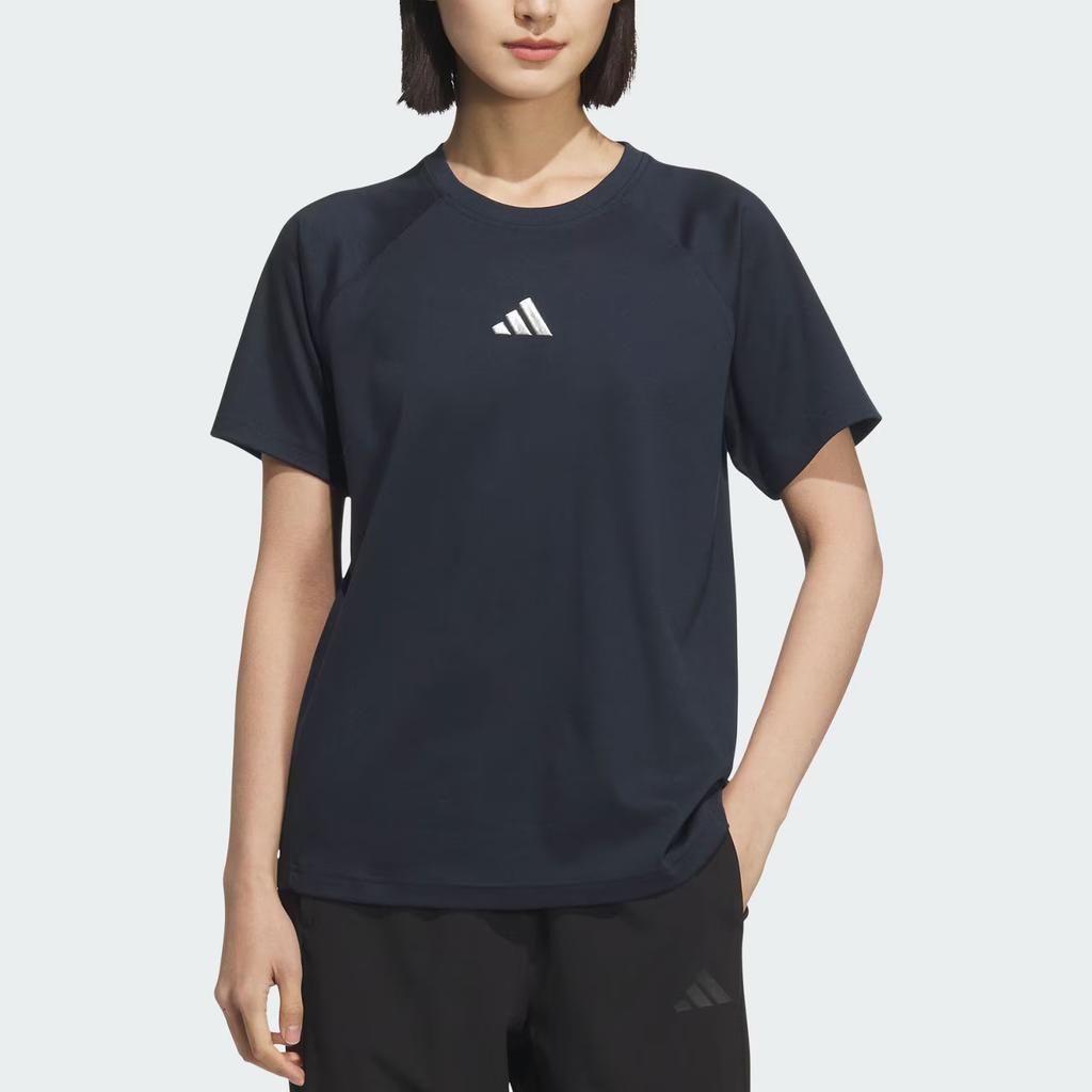 Adidas Must Haves Brand Logo Cool Sports Casual Short Sleeve T-Shirt Women Tops KC0089