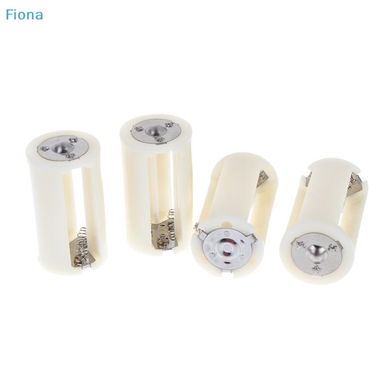 4Pcs AA To D Battery Box 3x AA To D Size Battery Protective Case Holder PP Battery Adapter Converter Holder Switcher Case