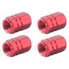 4Pcs Car Tire Adapter Stems Cap Simple Tire Adapter Cap Aluminum Tire Wheel Stem Air Adapter Cap Car Accessories