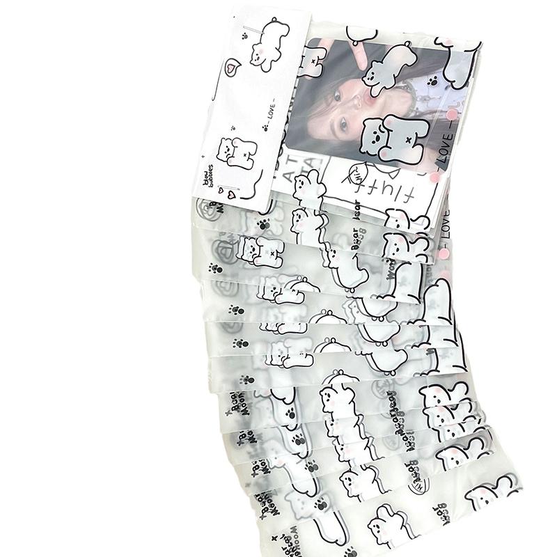 

10 шт. самоклеящаяся сумка квадратная карточка ручной счет материал бумажная упаковочная сумка подарочная упаковка для конфет