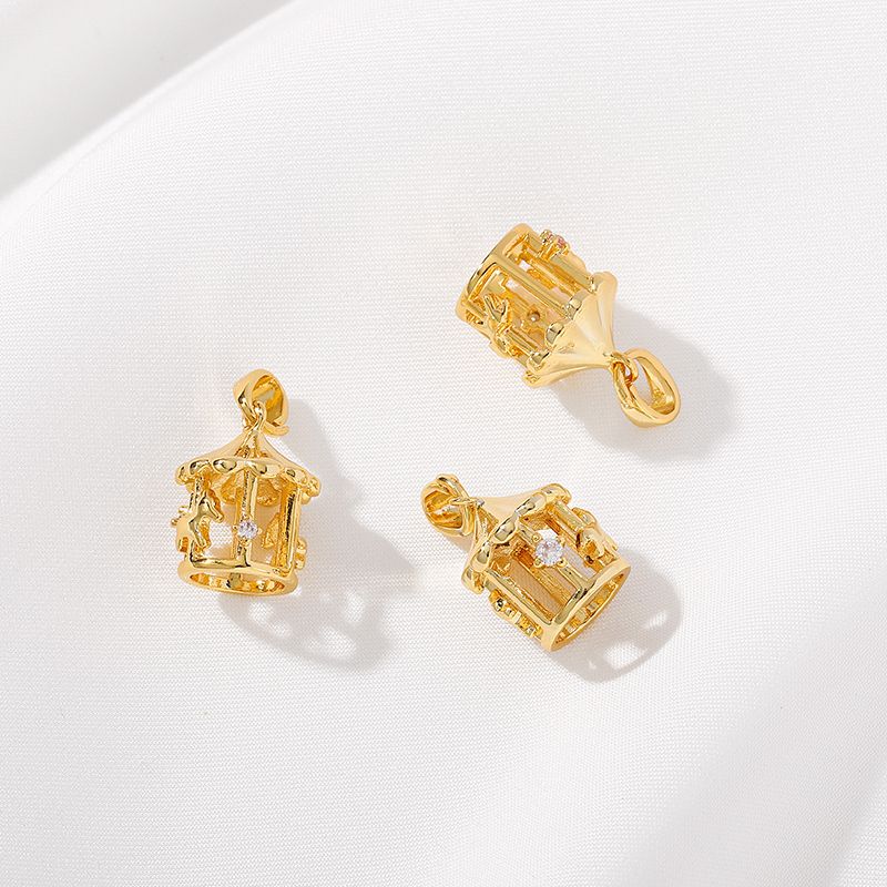 

Сделай сам Браслет-бант Ожерелье Серьги Позолоченные Rotate Trojan 10*14mm(1)