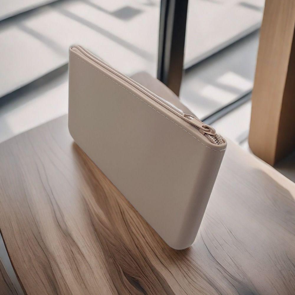 Silicone Organizer Cosmetic Bag Smooth Zipper Travel Pouch INS Style Lipstick Storage Bag  Students