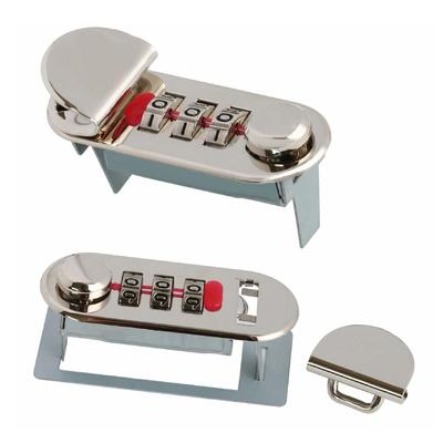 Durable Alloy Notepad Password Lock DIY Reusable Briefcase Lock Waterproof Alloy Lock Luggage