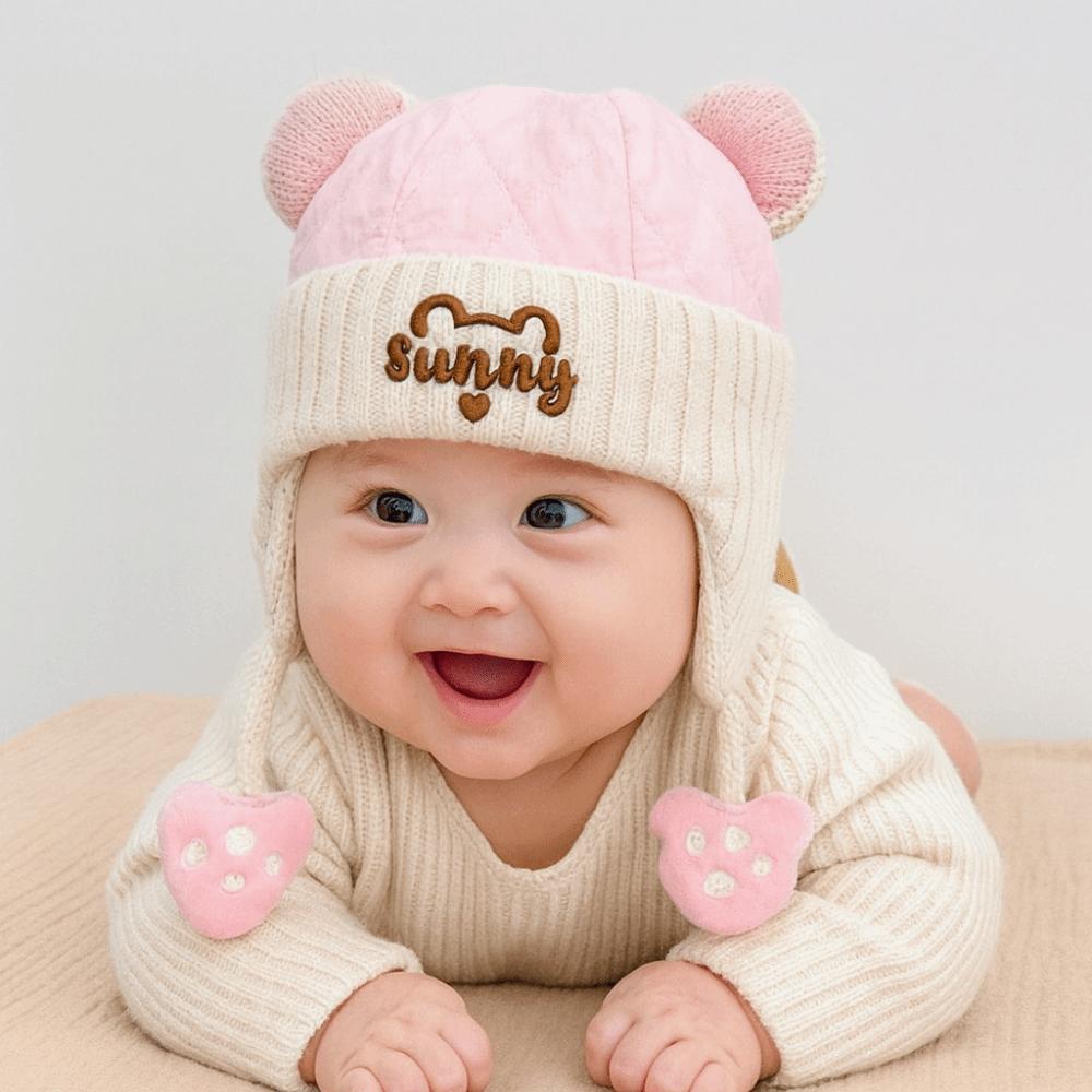 Soft Baby Ear Protection Cap Cartoon Kids Beanie Caps Kawaii Toddler's Lei Feng Hat Infant