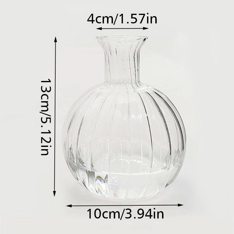 

1 шт. Стеклянный контейнер Креативный цветочный горшок Скандинавский гидропонный террариум Домашний декор Прозрачная ваза Настольное украшение 3 стиля