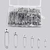 Hot Sale 250Pcs High Quality Stainless Steel Safety Pins DIY Sewing Tools Accessory Needles Large Safety Pin Small Brooch