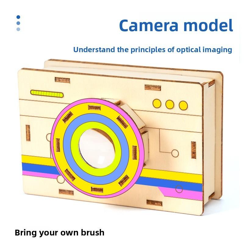 Science Experiment Diy Camera Model With Convex Lens For Stem Learning And Kids Educational Kits