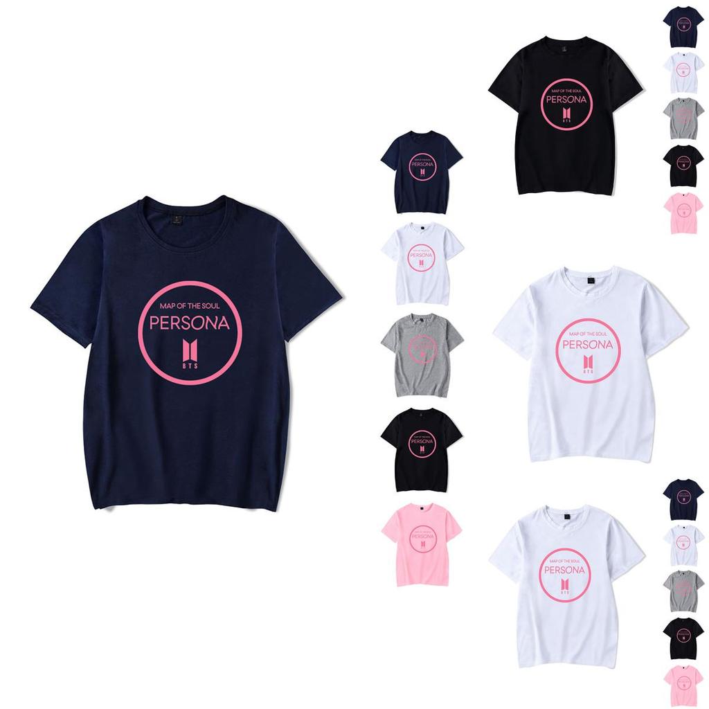 Map Of The Soul Persona Bts Tshirt Unisex Casual Cotton Blend Tee With Bold Graphic Design
