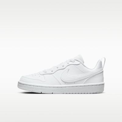 Nike Court Borough Low Recraft Тройной белый (GS) 39