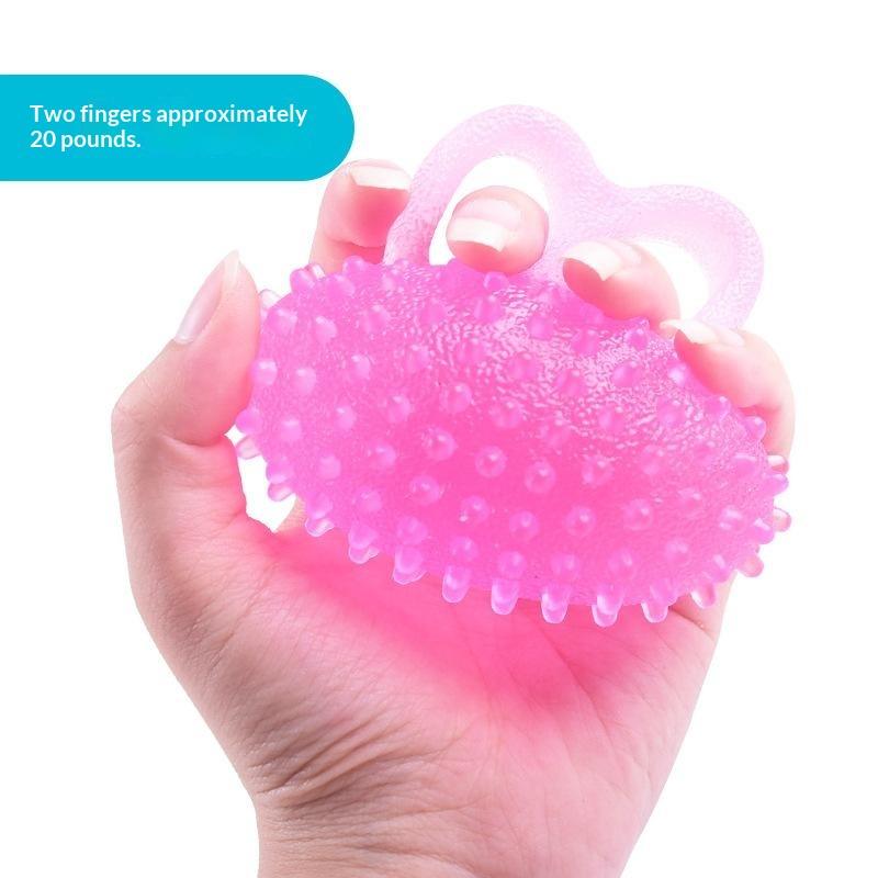 Tpr Hand Finger Grip Ball For Elderly Massage Rehabilitation Exercise Training Ergonomic Design Hand Therapy Ball
